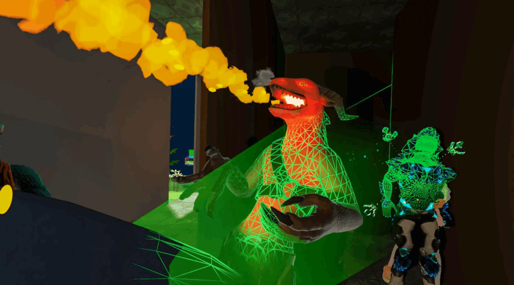 In VRChat maak je je eigen avatar.